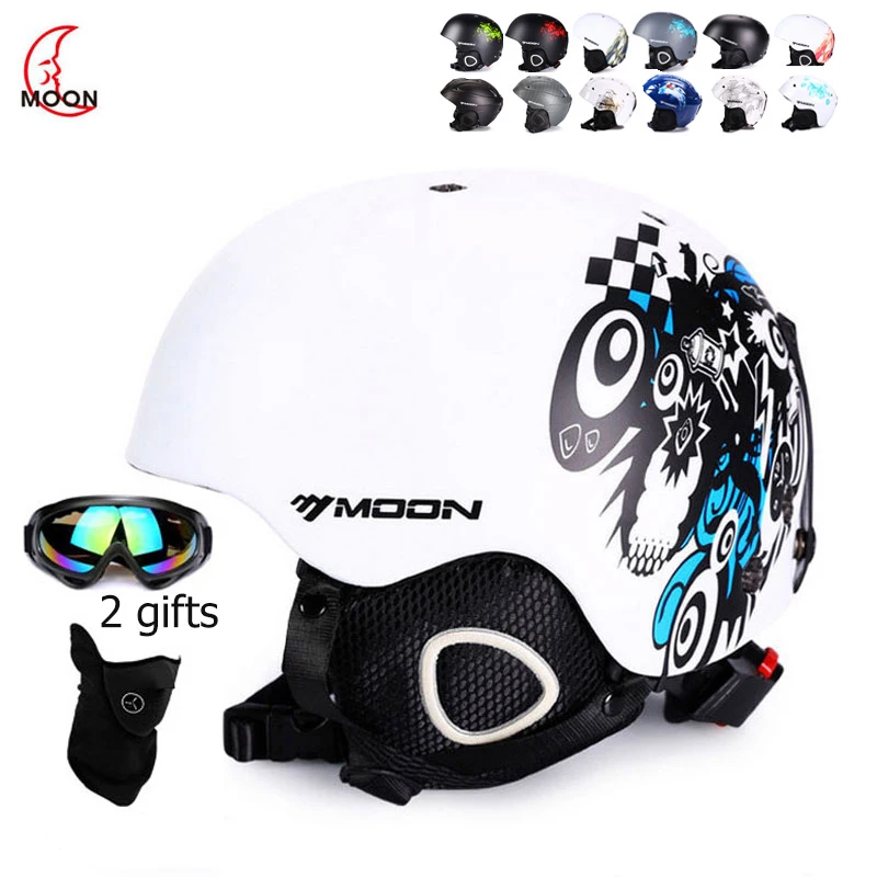 MOONSkiingSnowboardHelmetcoverAutumnWinterAdultMenSkateboardEquipmentSportsSafety