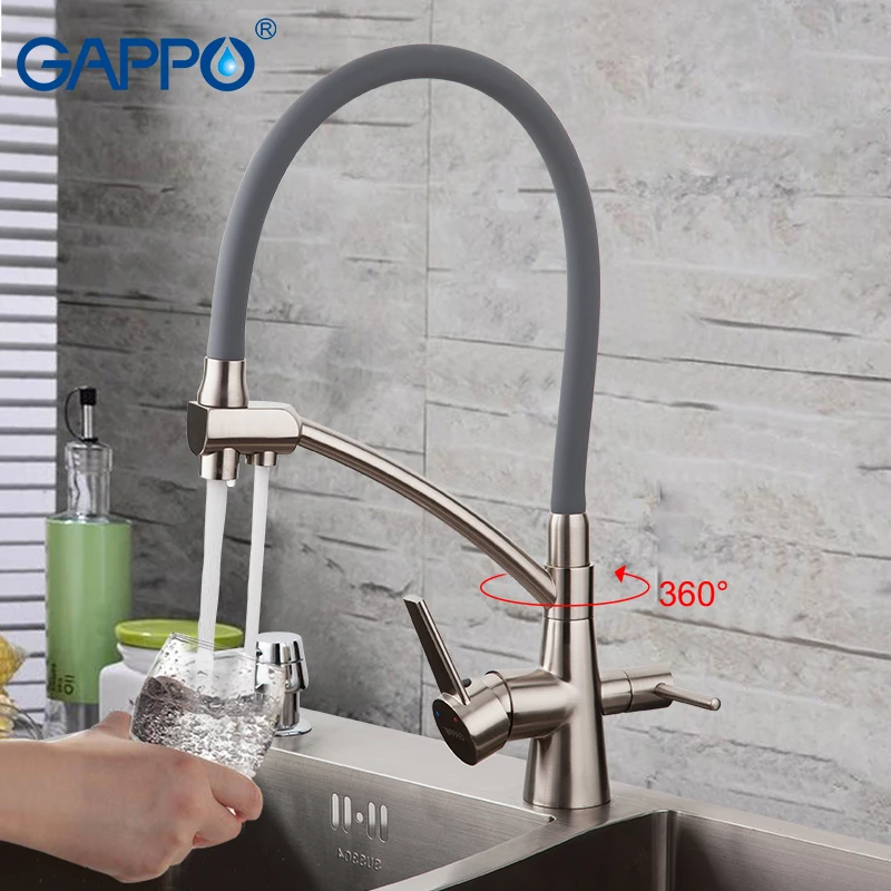 GAPPO кухонный кран античная латунь кухонный фильтр краны смесители питьевой воды смесители Водопроводной воды очищенный кран