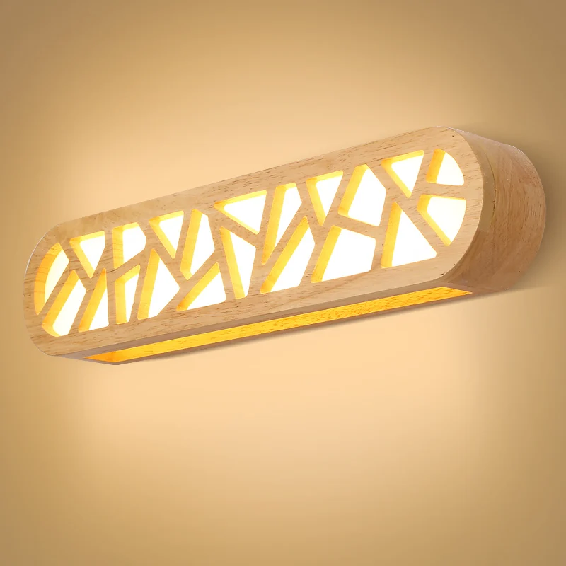 Simple LED wall lamp solid wood bedroom bedside lamps dining room living room bathroom corridor balcony aisle lights ZA MZ81 Simple LED wall lamp solid wood bedroom bedside lamps dining room living room bathroom corridor balcony aisle lights ZA MZ81