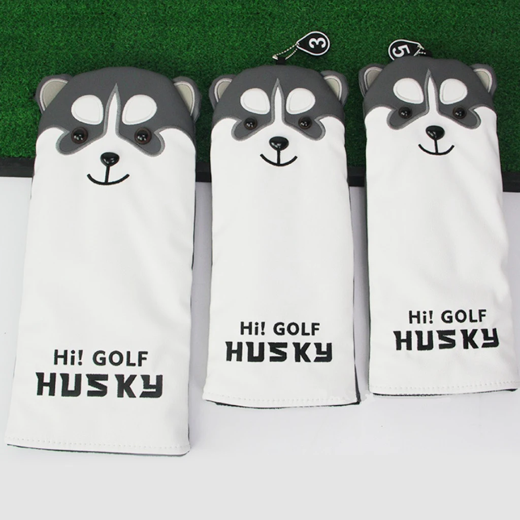 3PCS Golf Club Head Covers for Drivers and Fairways/Golf Driver Head Covers With Easy-to-Read Number Tags
