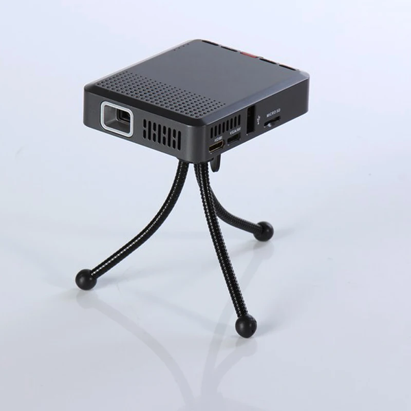 led portable HD Protable mini HDMI Ti-DLP Keystone Correct throwing back projection desktop ceiling free shipping