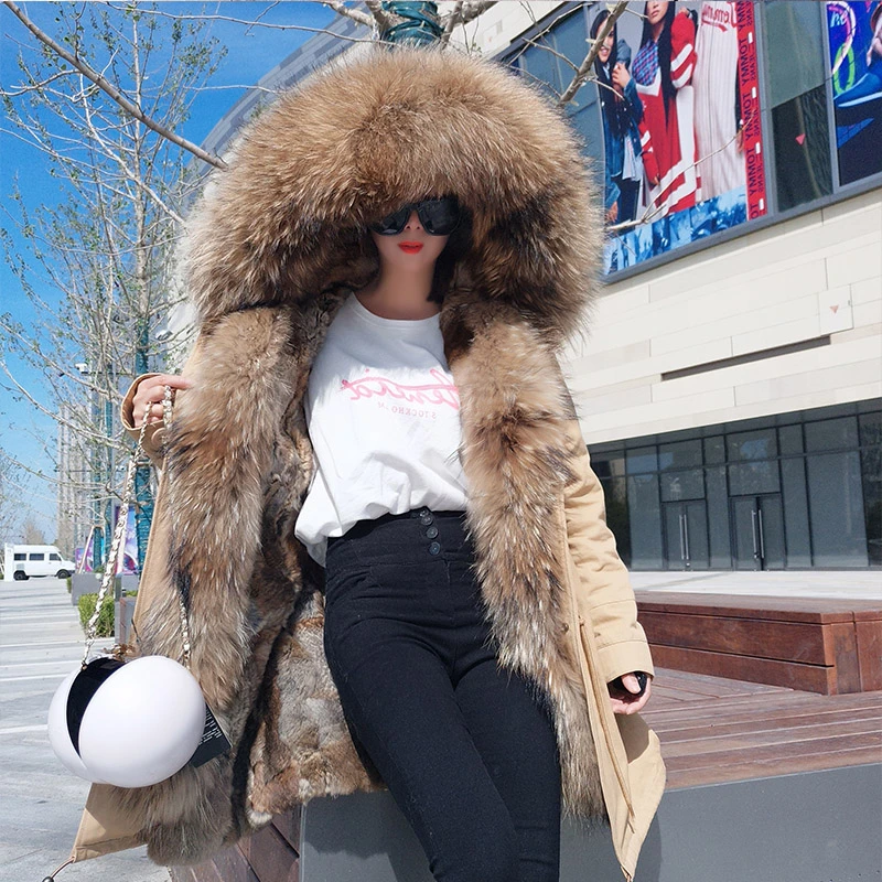 Real fox fur parka Clearance