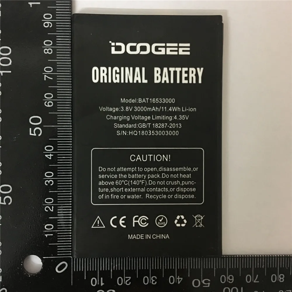 3.8V 3000mAh DOOGEE X9 pro BAT16533000 Replacement Battery For DOOGEE 5