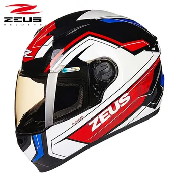 

2016 New ZEUS Full face motorcycle helmet ABS Motocross motorbike helmets ZS-811 with DOT certification Size M L XL XXL