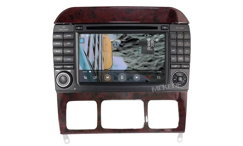 Discount MEKEDE Car Multimedia Player dvd automotivo Radio GPS 2 din Android 9.1 For Mercedes/Benz/S320/S350/W220/W215/CL600 4G Wifi DVR 21