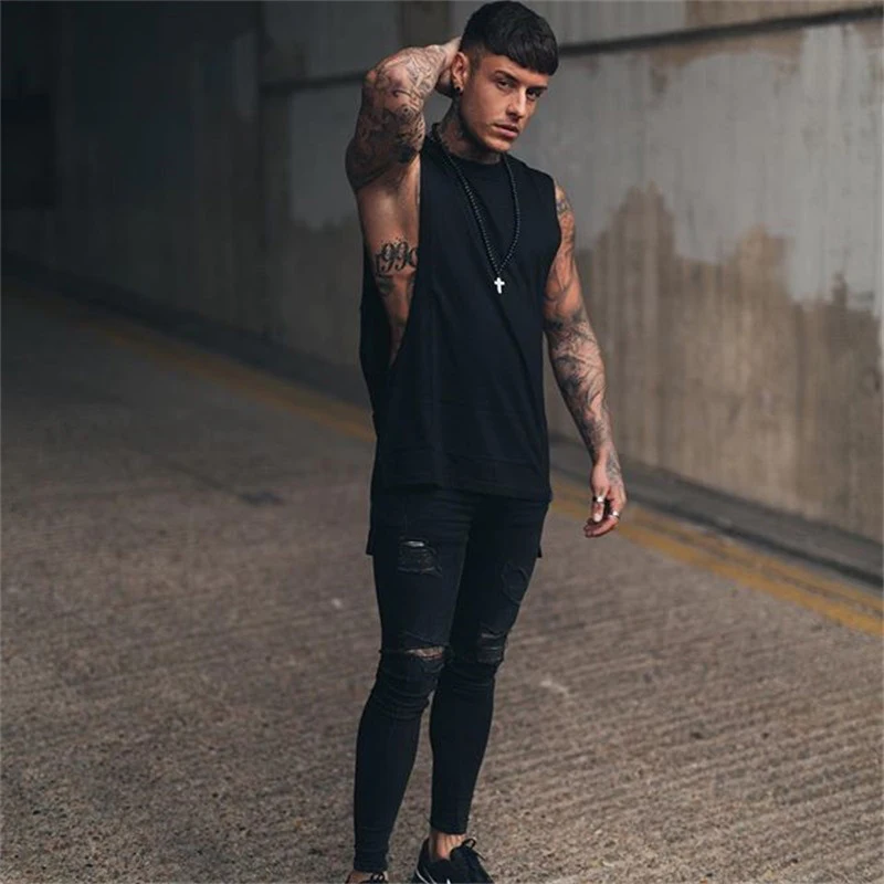 fashion Men sport Vest gym Tank Top (4)
