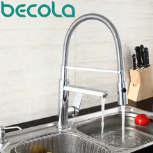 Becola Лидер продаж Модные Кухня кран раковина из нержавейки вытащить спрей Кухня Смеситель Бесплатная доставка CH-8013