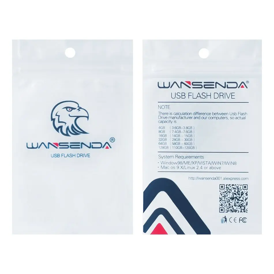 Wansenda цветной usb флеш накопитель модный миниатюрный флэш 64 ГБ 32 16 8 4 нержавеющая