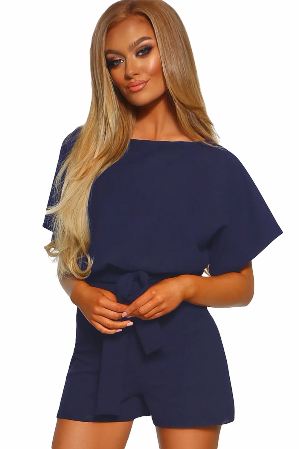 Blue-Over-The-Top-Belted-Playsuit-LC64515-5-1