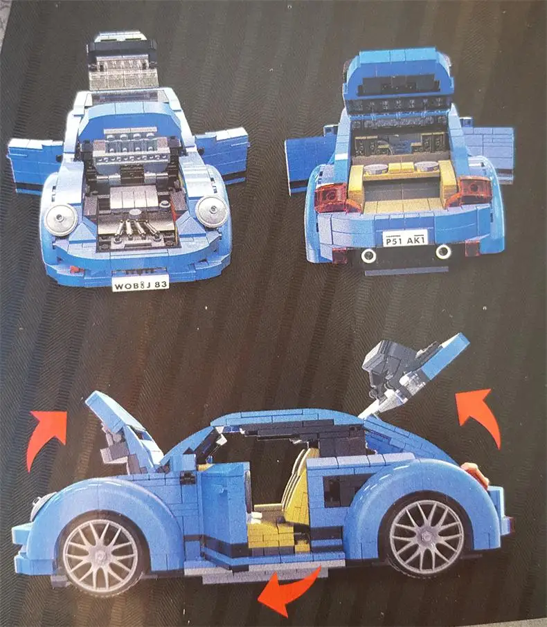 XINGBAO 944 шт. Новинка оригинальная креативная серия MOC Technic набор автомобиля Жук