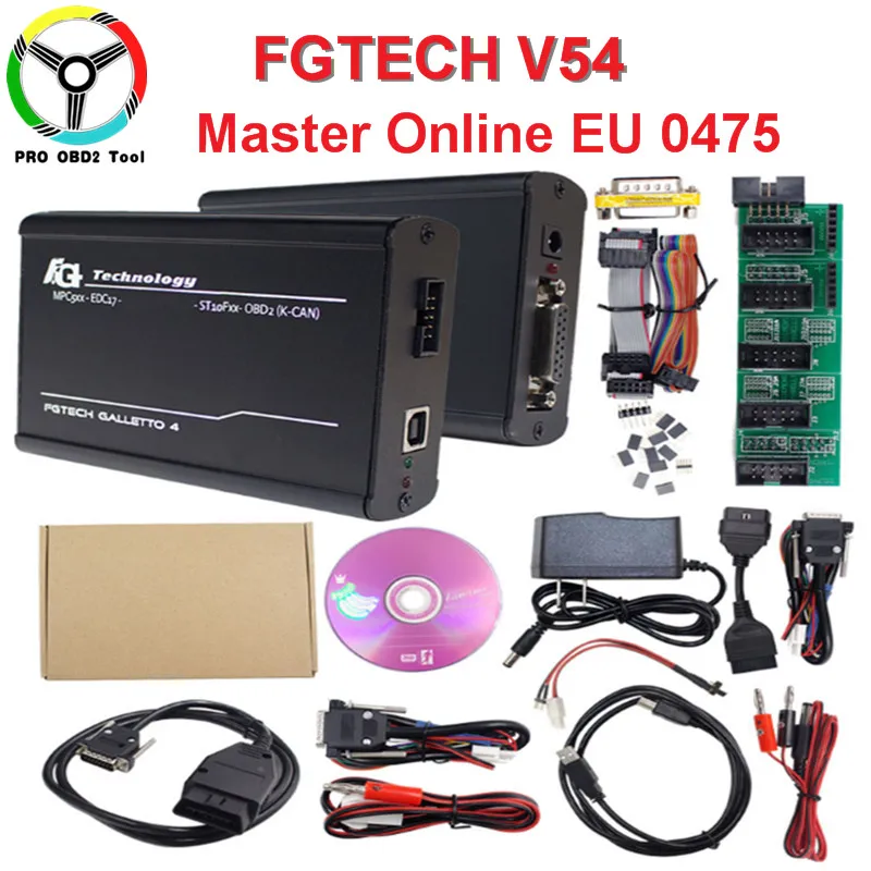 

No Need Activation Fgtech Galletto V54 Master 4 ECU Chip Tuning Tool EUROPEO Version FG Tech V54 OBM-TriCore OBD K-CAN Car Truck