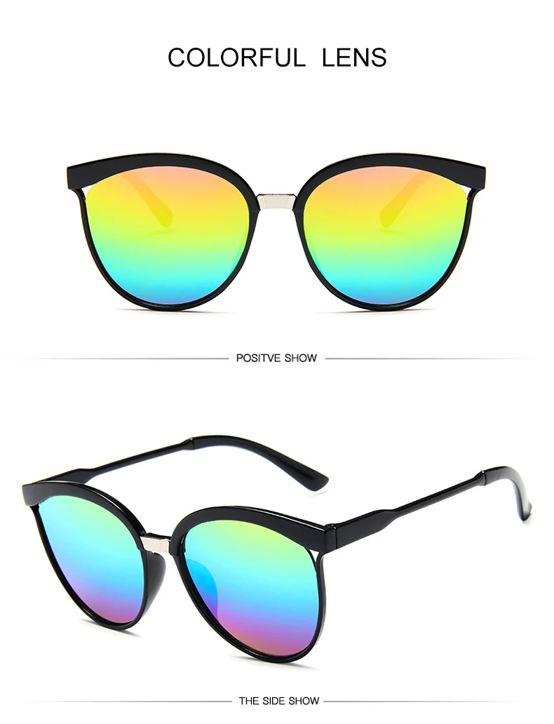 LS JOHN, фирменный дизайн, кошачий глаз, солнцезащитные очки для женщин, Ретро стиль, металлические очки для женщин, зеркальные, Ретро стиль, Lunette De Soleil Femme, UV400