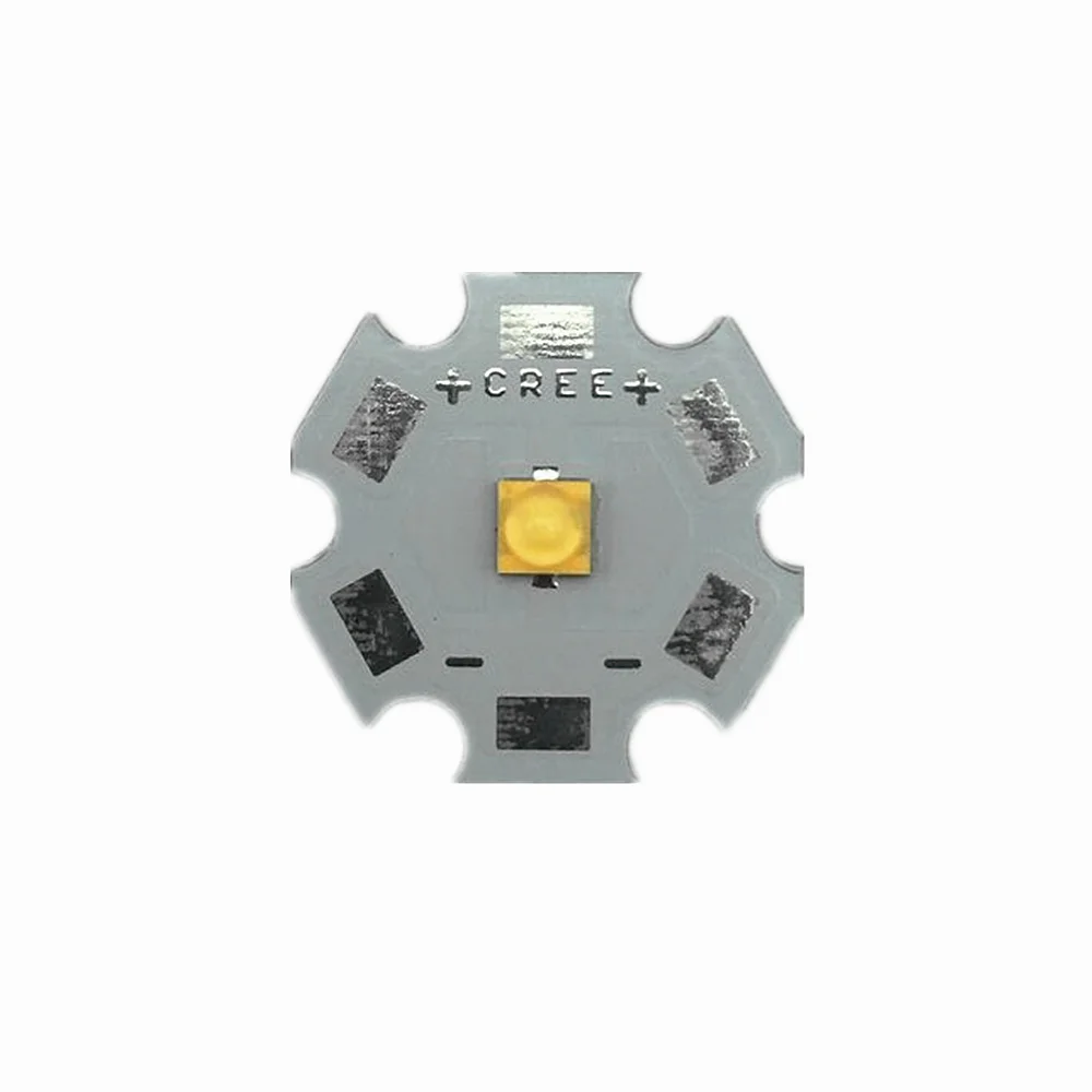 

5pcs Cree XTE XT-E R5 5W Warm White 3000-3200K LED Chip+ 1.5-4V LED flashlight chip with 20/16/14/12/10/8MM pcb