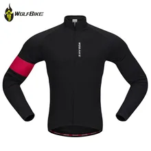 WOLFBIKE Thermal Fleece Cycling Jacket bicycle soft shell sports coat mtb Winter bike windproof jacket Long sleeve jersey WOLFBIKE Thermal Fleece Cycling Jacket bicycle soft shell sports coat mtb Winter bike windproof jacket Long sleeve jersey