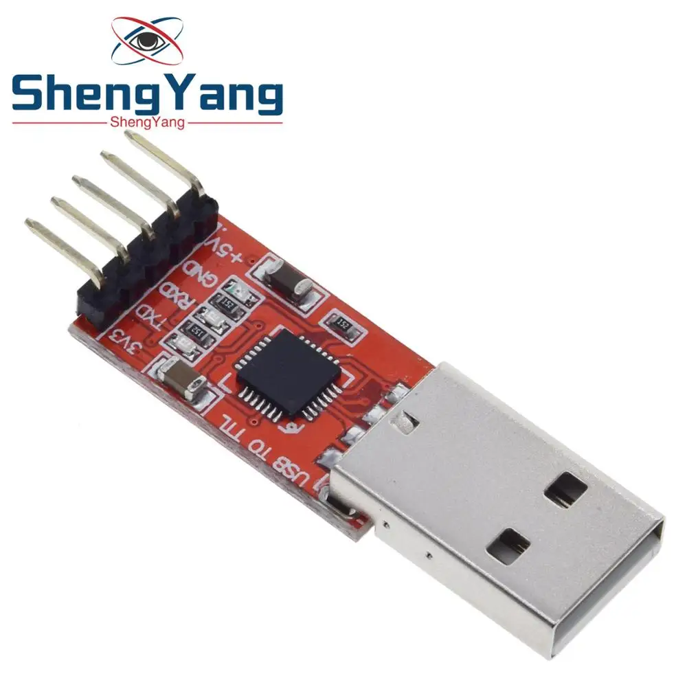 

ShengYang CP2102 USB 2.0 to TTL UART Module 5Pin Serial Converter STC Replace FT232 Module red