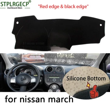 

Top Quality Double layer Dash Mat Dashmat Dashboard Cover Sun Shade Dash Board Cover Carpet for nissan march 2011-2015