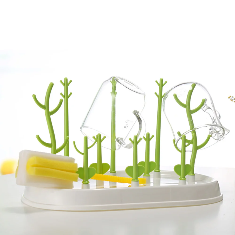 Multifunctional bottle mouth drying rack Creative tree bottle drying rack Bottle rack drying drying