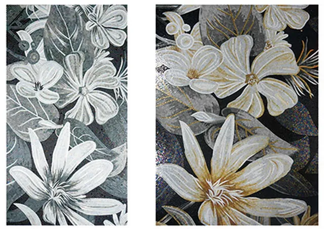 タイルアート　華麗な花束 タイルアート 華麗な花束 フラワー｜【タイル通販】ボウクス