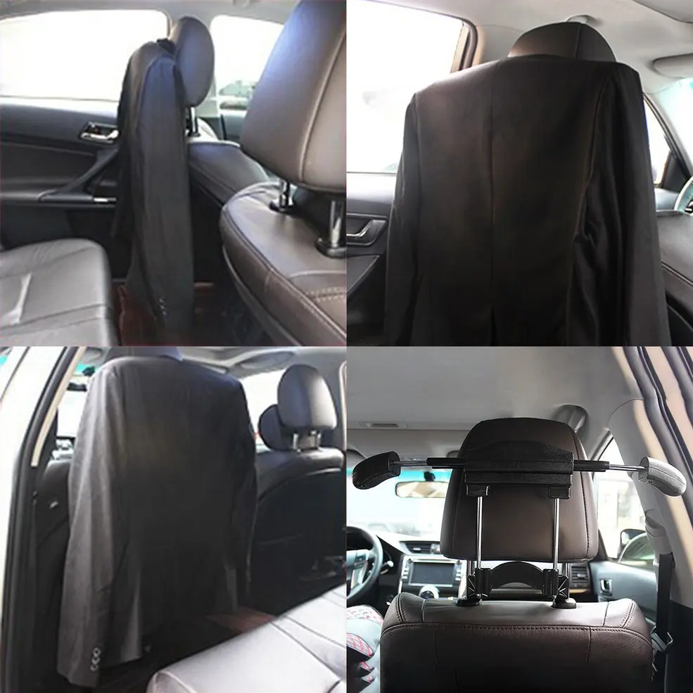Mini Car Clothes Hanger Durable Clothes Rack Coat Hanger Extension-type Car Use Hanger Car Accessory Easy Installation