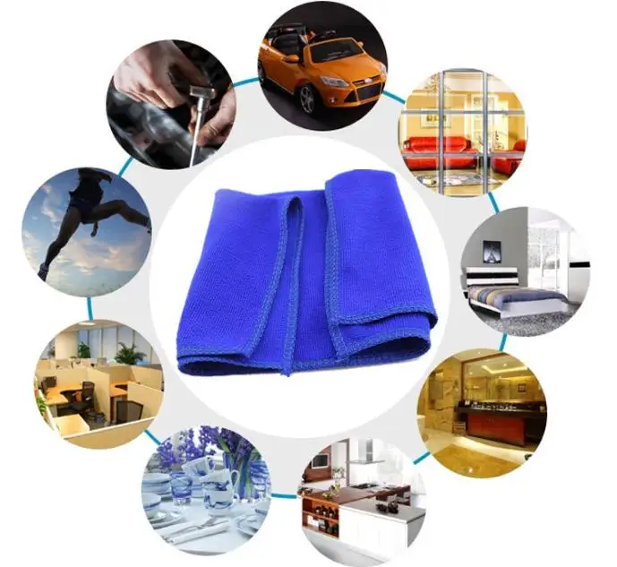 Kitchen Towel Cotton Durable Kitchen Towels For Dishes Cotton 2Pcs Kitchen Wash Auto Car Home Cleaning Wash Clean Cloth K704