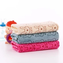 25*50cm New Fashion Baby Kids Soft Bath Washing Handkerchief Towels Multi Colors 100% Cotton Washcloth Wipe Hand Face Cloth
