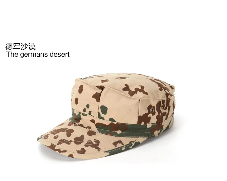 CQB армейские болельщики наружная восьмиугольная кепка мужская Военная тренировочная тактические шляпы рыболовная шляпа восьмиугольная кепка Солнцезащитная велосипедная Кепка - Цвет: German Desert