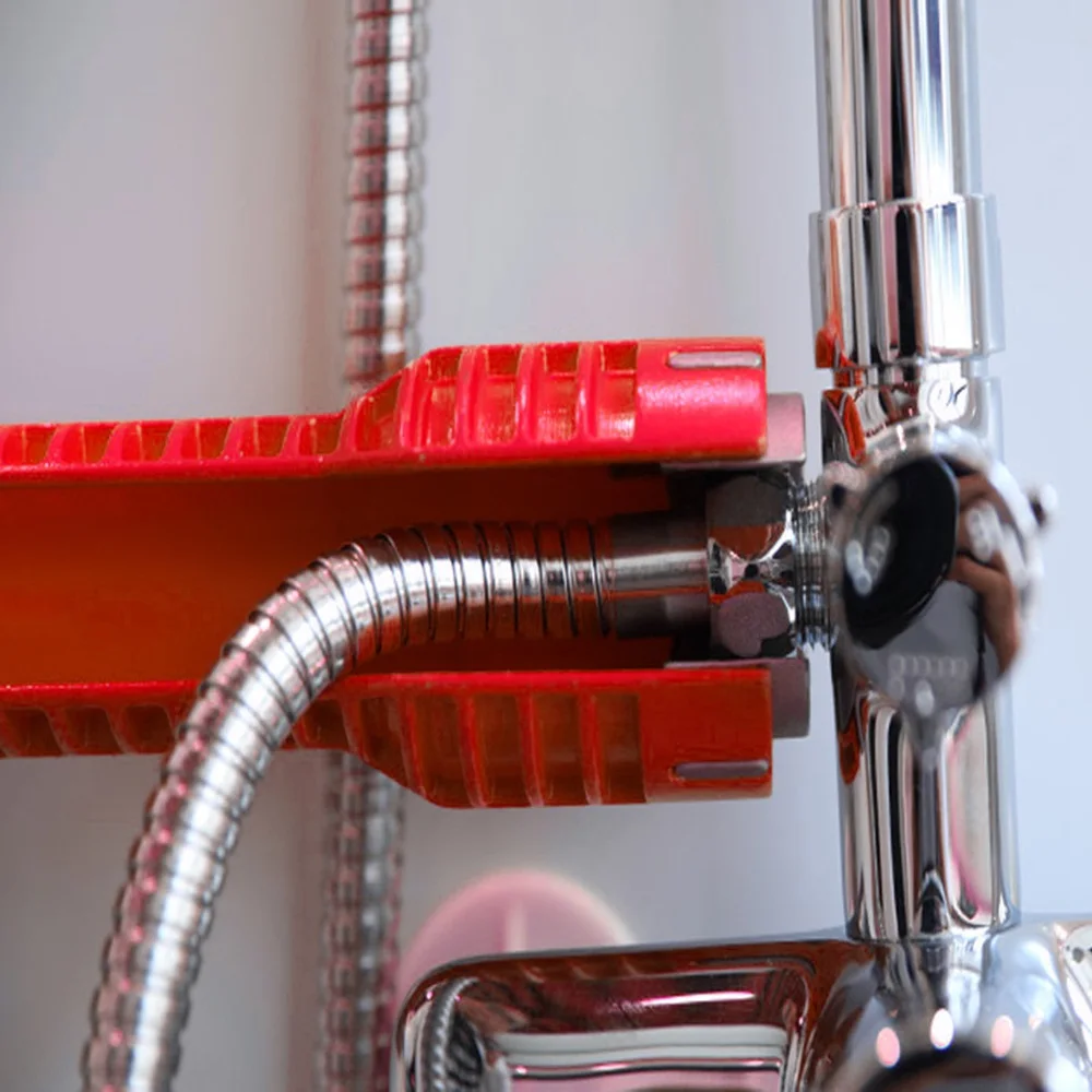 Billige Multifunktionale Wasser Rohr Doppel Ende Wrench Becken Boden Zangen Hülse Bad Wasserhahn Waschbecken Installation und Wartung Werkzeug