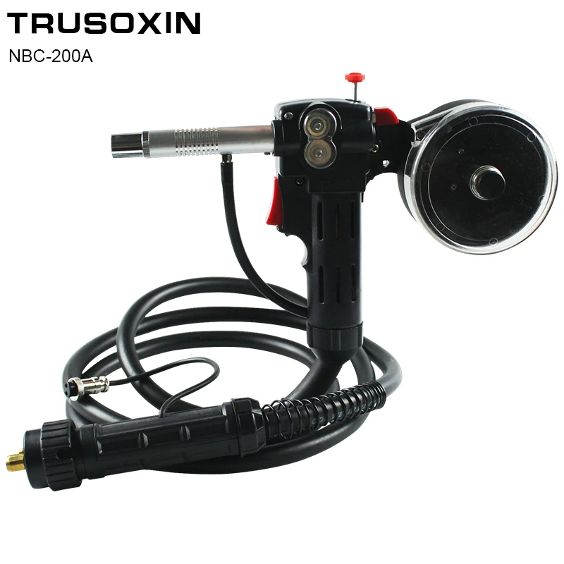 

EU Connector 3Meters Spool Gun Push Pull Feeder Aluminum Copper or Stainless Steel DC 24V Motor Wire 0.6-1.2mm MIG Welding Torch