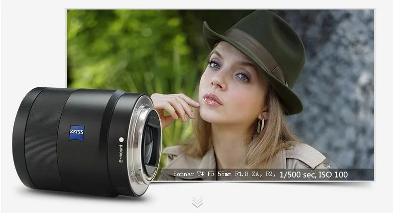 Sony 55mm F1.8 Lens For Sony Sonnar T* FE 55mm F1.8 ZA Lens