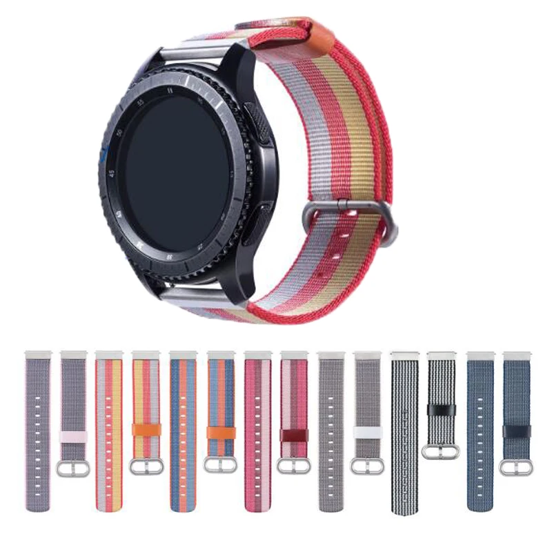 

Canvas Wrist Band for Honor Watch Magic Nylon Replacement Strap Band for Huawei Watch GT/For Ticwatch Pro Watch Bands
