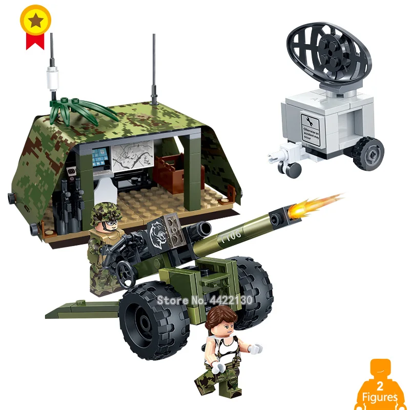 

ww2 base reconnaissance Radar search car Heavy artillery car Military exercises Compatible legoinglys Building Blocks figure toy