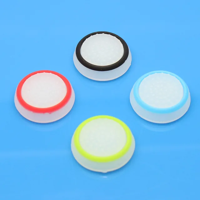 Best Price 20pcs Glowing Luminous Silicone Thumb Stick Joystick Grip Cover Caps For Sony PS4 PS3 XBOX 360 XBOX ONE Controller Silicone Caps