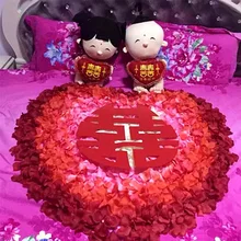 Doon's Bridal 1000 шт Искусственные лепестки роз Свадебный декор в виде вазы цветок свадебный душ конфетти невесты цветы