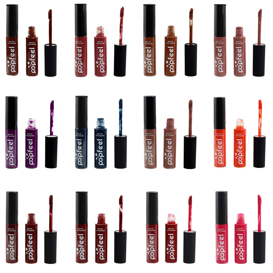 Best selling liquid matte lip gloss lasting waterproof pastel lip gloss