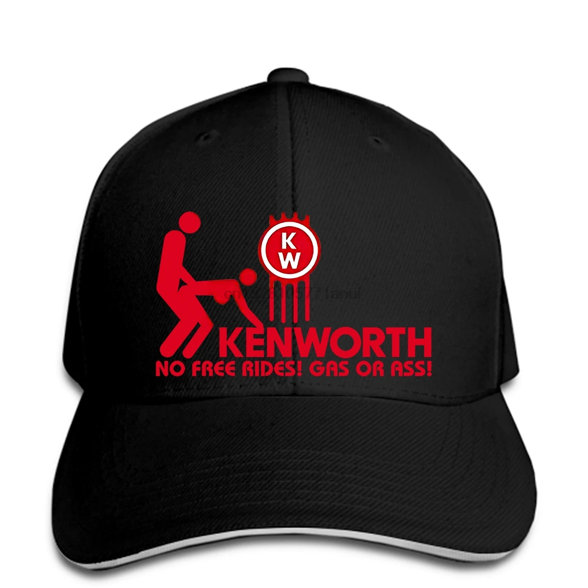 

Baseball cap Men Fashion Print hats Kenworth Logo Casual Black