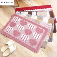 XYZLS современные коврики в форме сердца Противоскользящие коврики для ванной комнаты входной коврик Tapete коврики 40x60 см 50x80 см 1 шт