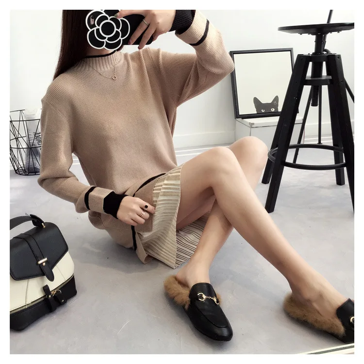 Invierno Manga Otoño a Sólido Larga c B Ropa RSWxqadwZ