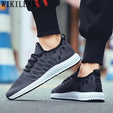 Мужские ботинки с сеткой кроссовки дышащая мужская обувь летние кроссовки heren повседневная обувь мужские черные кроссовки zapatos de hombre bona