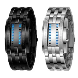 Для мужчин Часы SKMEI модный бренд Дизайн Наручные часы для Для мужчин Для женщин Любители светодиодный цифровой Нержавеющая сталь vogue часы
