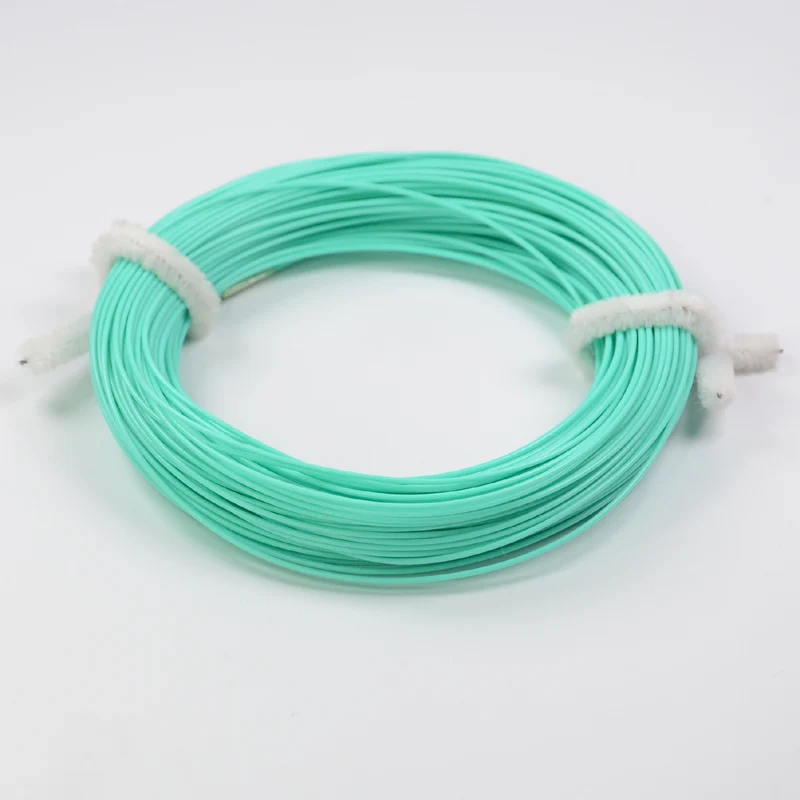 100ft Fly Line WF 6f Вес вперед плавающей Fly Рыбалка линии с двойные петли - Цвет: blue