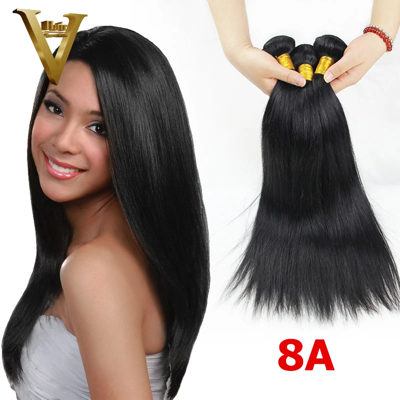 8A Unprocessed Peruvian Hair 100%Human Hair Weave 3pcs Lot Peruvian Straight Hair Extensions Peruvian Virgin Hair Straight