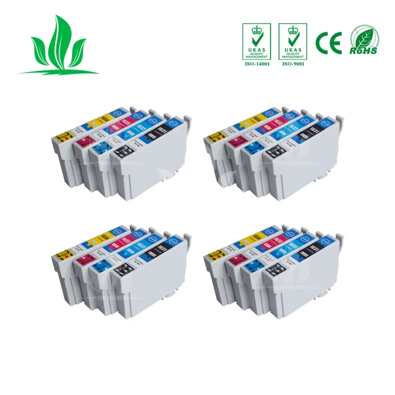 

T1631 4sets Compatible Ink Cartridges for Epson WF-2530WF WF-2540WF WF-2630WF WF2530 WF2540 WF2630 WF 2630 Printer