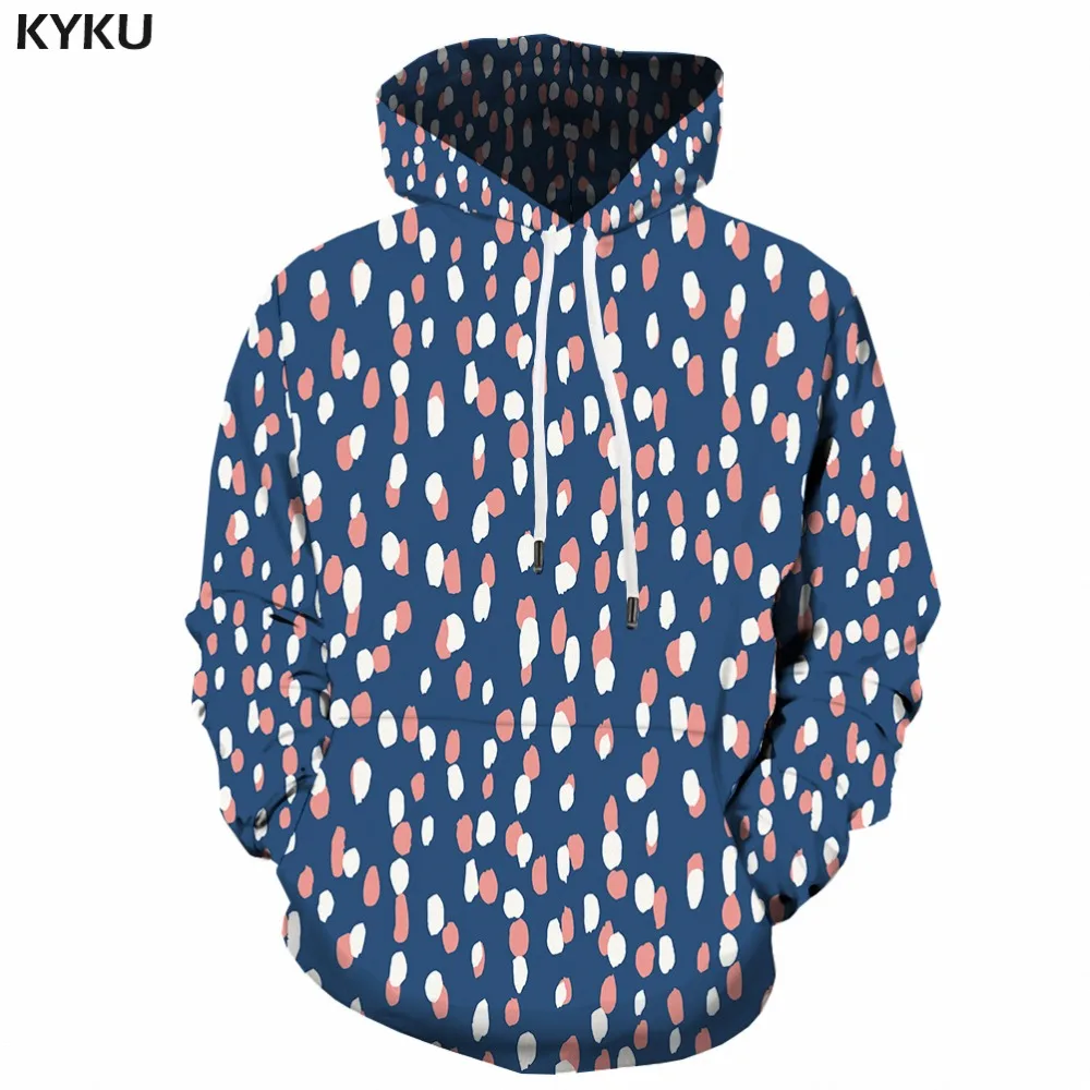

KYKU 3d Hoodies Men Sweatshirt Psychedelic Fantasy Printed Hoodie Retro Gray Graffiti Mens Clothing Fashion Autumn Sweatshirts