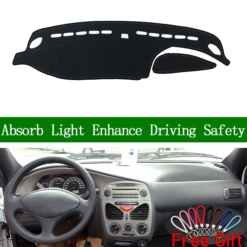 

For FIAT Palio siena Weekend 2004-2006 Dashboard Cover Sun Shade Non-slip Dash Mat Pad Carpet Car Stickers Interior Accessories