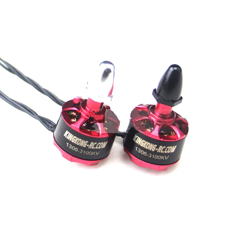 1 шт./1 пара KINGKONG бесщеточный двигатель CW CCW s 1306 KV3100 для RC 130 150 FPV мини Квадрокоптер