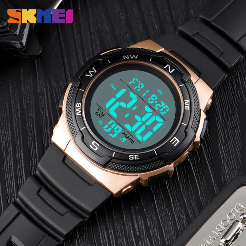 SKMEI, цифровые спортивные часы, топ класса люкс, брендовые армейские военные водонепроницаемые часы, мужские электронные часы, Relogio Masculino 1423