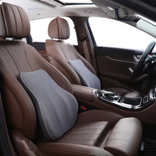 Памяти хлопок сзади подушки для автомобиля дышащая задняя держатель Подушка под поясницу