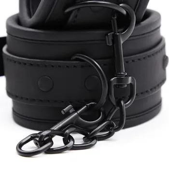 Thierry Adjustable PU Leather Erotic Handcuff Wrist Ankle Cuff Bondage Restraints Adult games BDSM Sex Toys Exotic Accessories 6