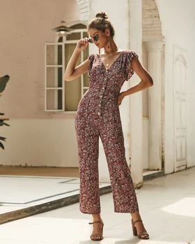 

Women Summer Clubwear Playsuit Jumpsuit Long Pants Party Trousers