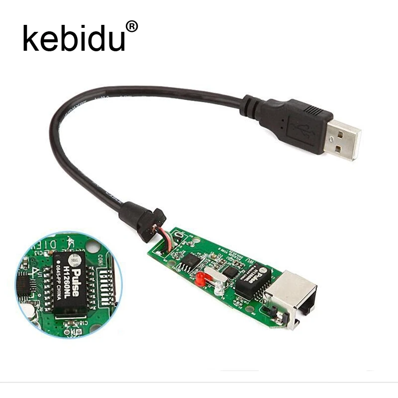 Kebidu USB Ethernet адаптер Usb 2,0 Сетевая карта USB для Ethernet RJ45 Lan гигабитный Интернет USB Ethernet для Windows 7/8/10/XP